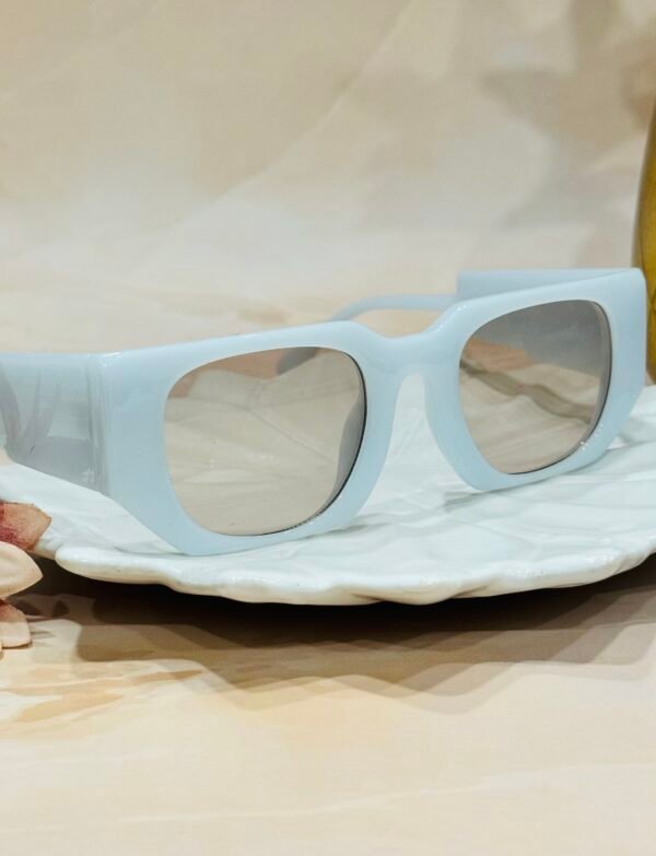 White,stylish, quirky, funky sunglasses