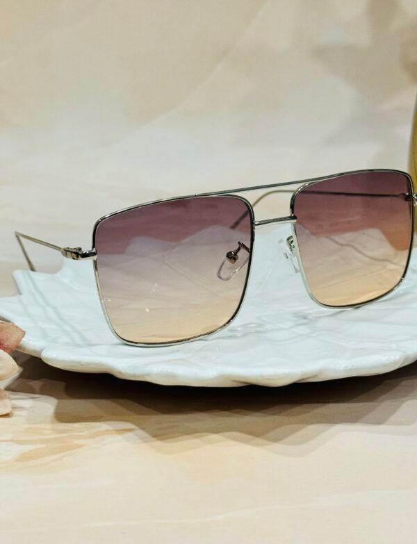 Square, pink gradient, trendy, light weight, aviator