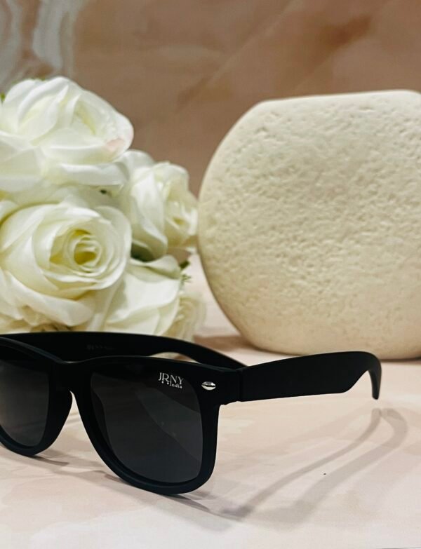 Black, gradient lens, classic, wayfarer sunglass
