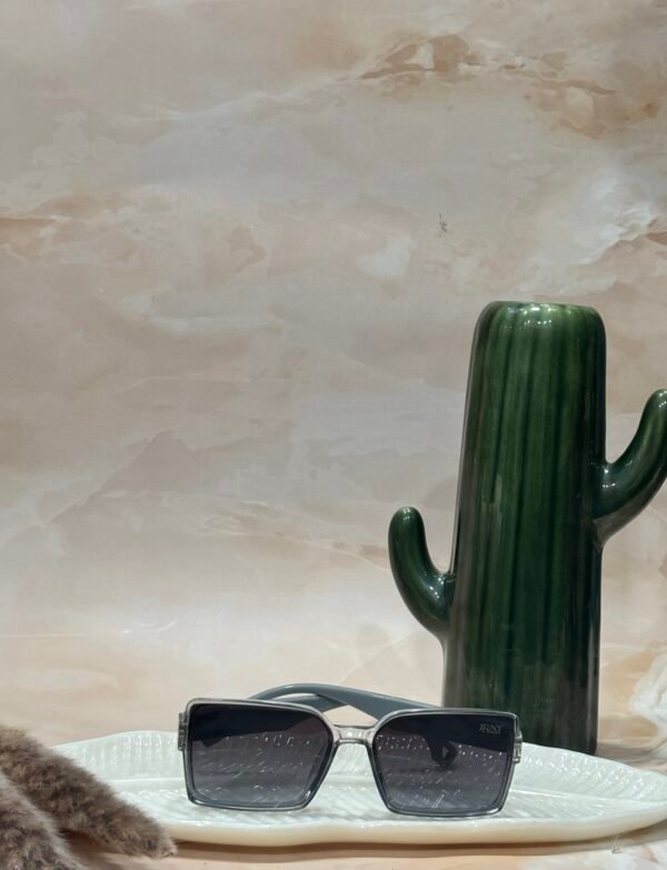 Square, grey, classic wayfarer sunglasses