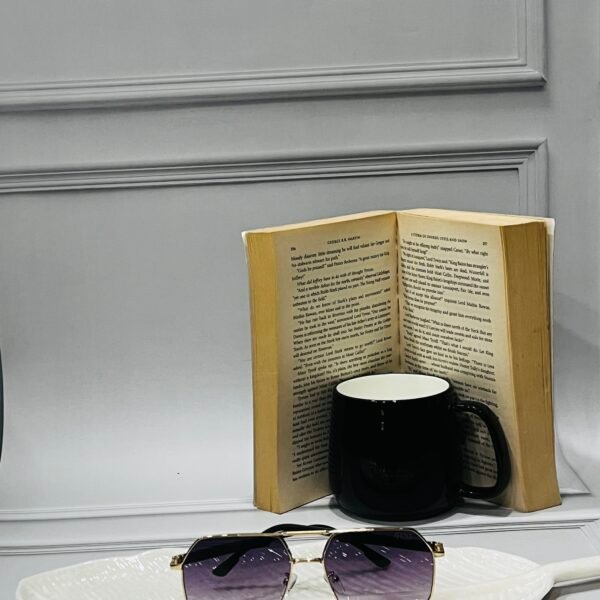 Purple, golden frame, light weight, aviator