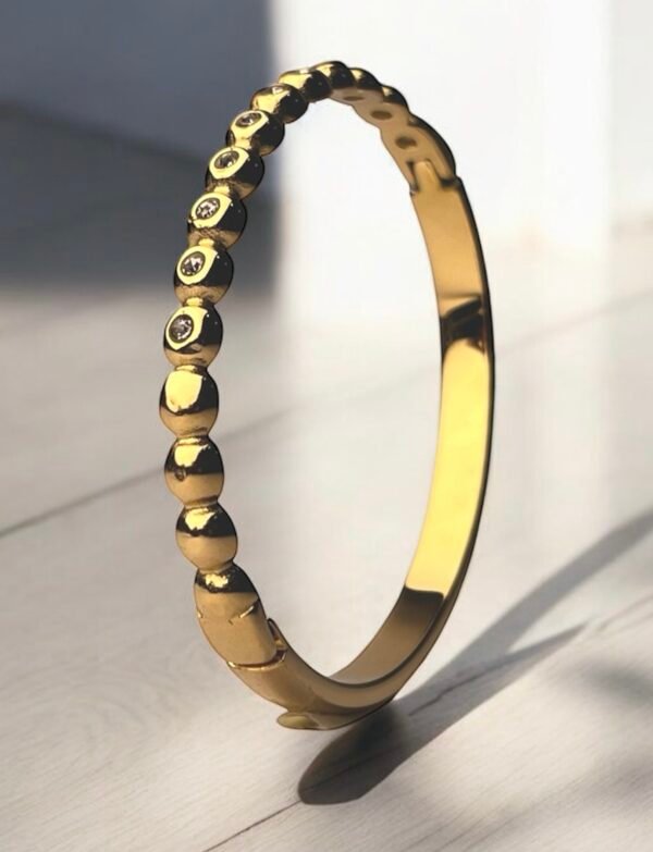 Sheen diamond bangle bracelet