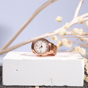 Watch Ring Timepiece - Rose Gold