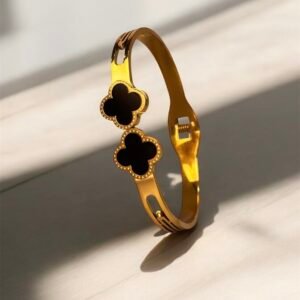 Black gem golg gala cuff