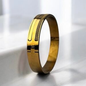 Buckle up gold bracelet